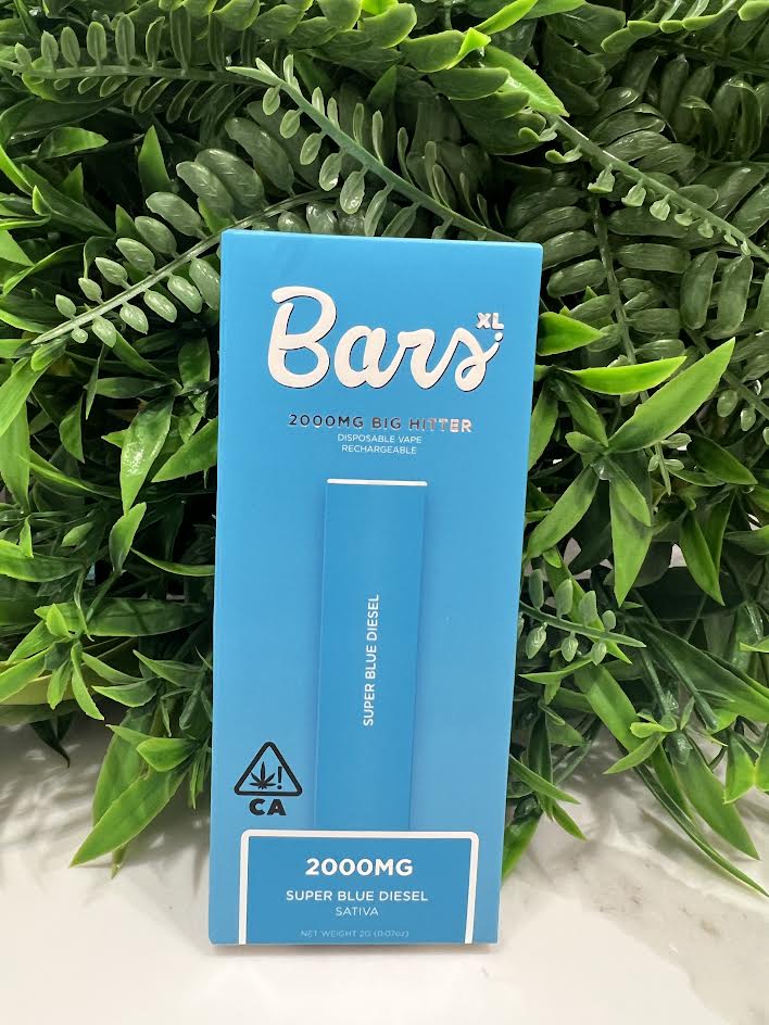 BARS XL DISPOSABLE- SUPER BLUE DIESEL- 2G (SATIVA)