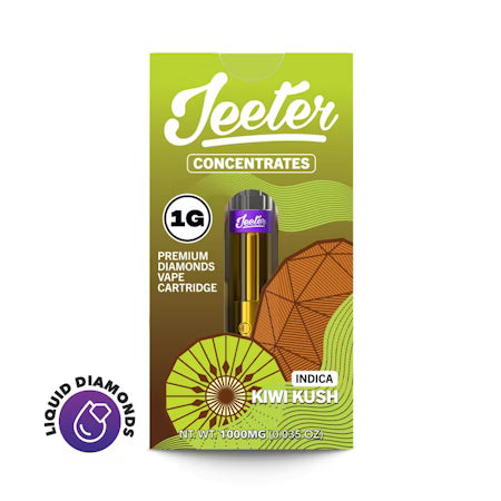 Kiwi Kush Liquid Diamonds Vape Cartridge 1g (Jeeter Juice)