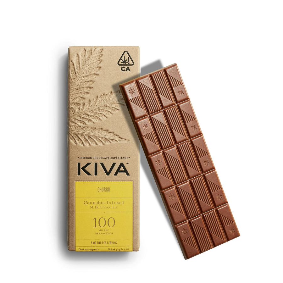 Churro Milk Chocolate Bar (Kiva Confections)