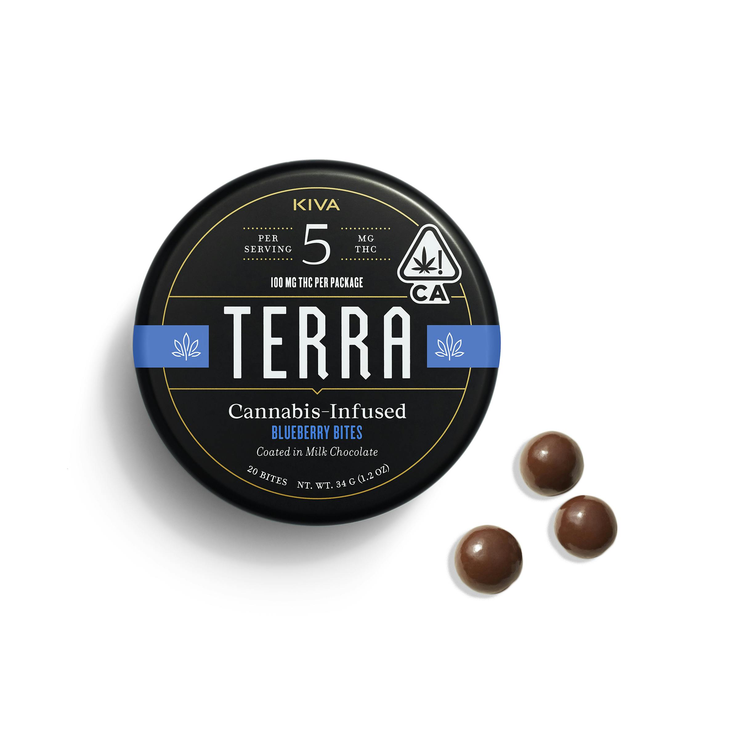 Blueberry Bites Terra (Kiva Confections)