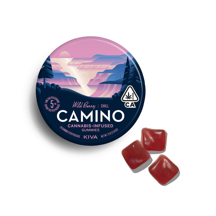 Camino Wild Berry 'Chill' Gummies (Kiva Confections)