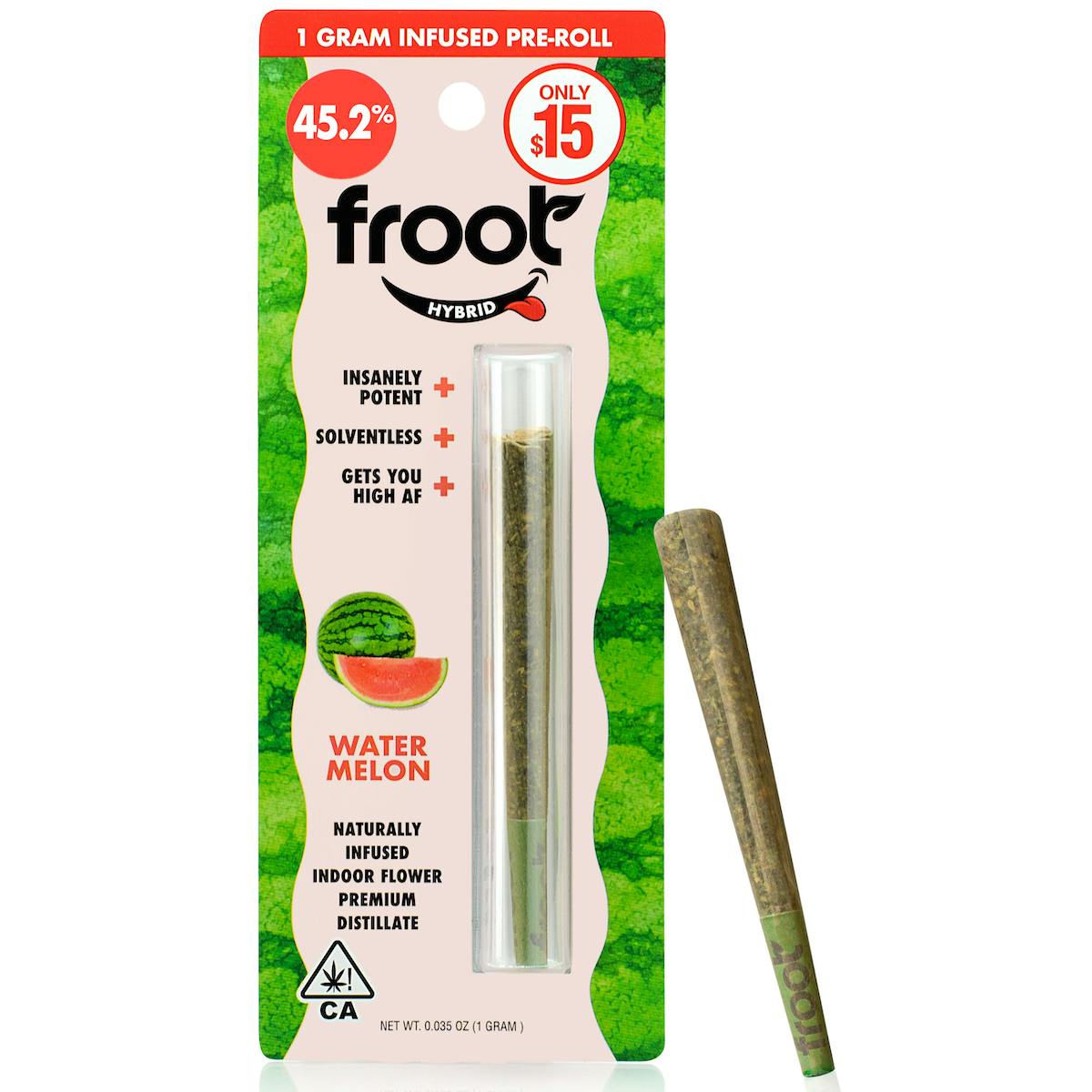 Watermelon Infused Pre-roll 1g (Froot)