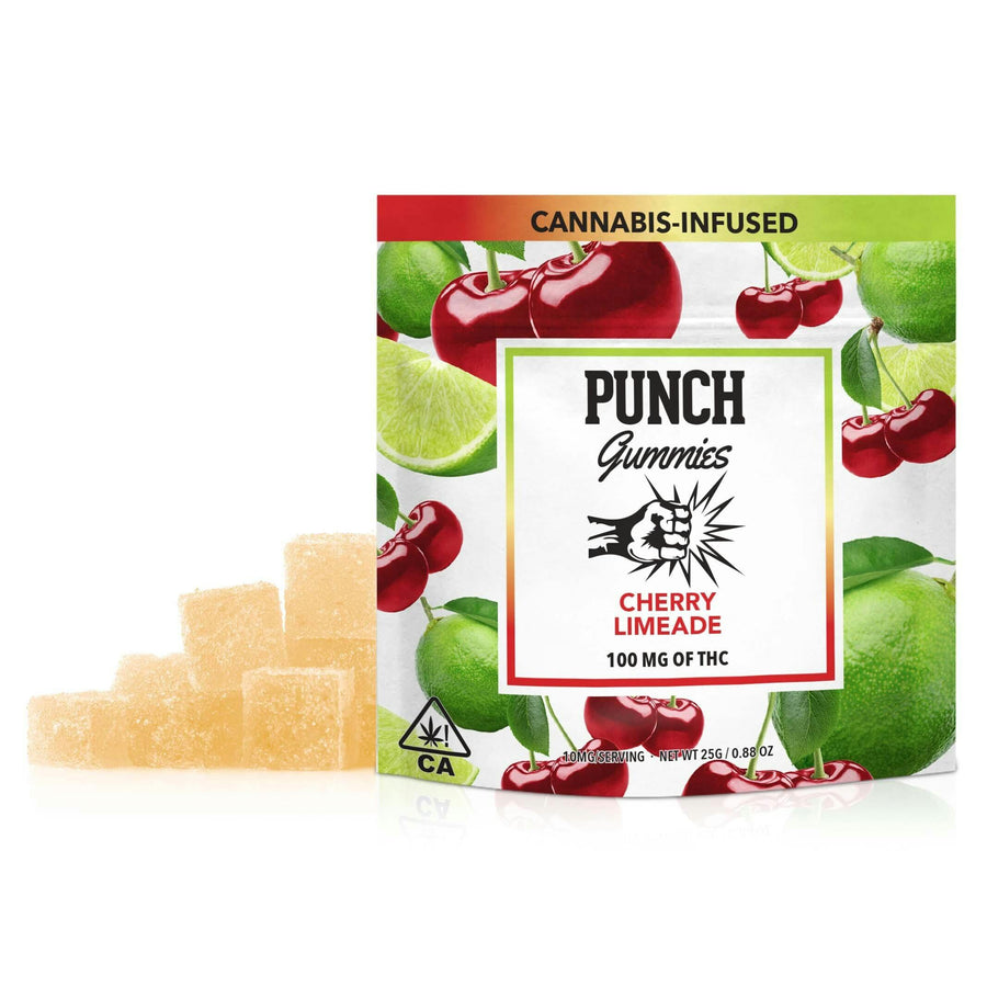 Cherry Limeade Gummies 100mg (Punch Edibles & Extracts)