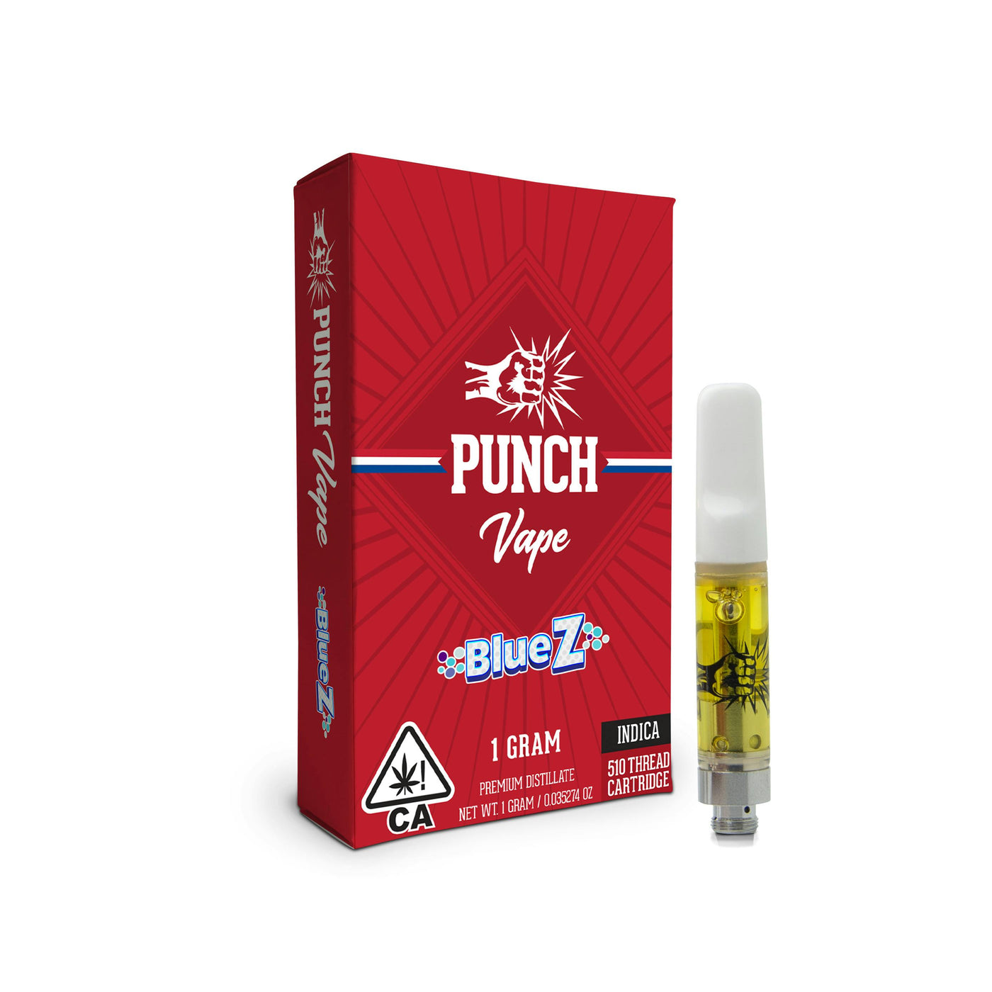 Blue Z 510 Distillate Cart 1g (Punch Edibles & Extracts)
