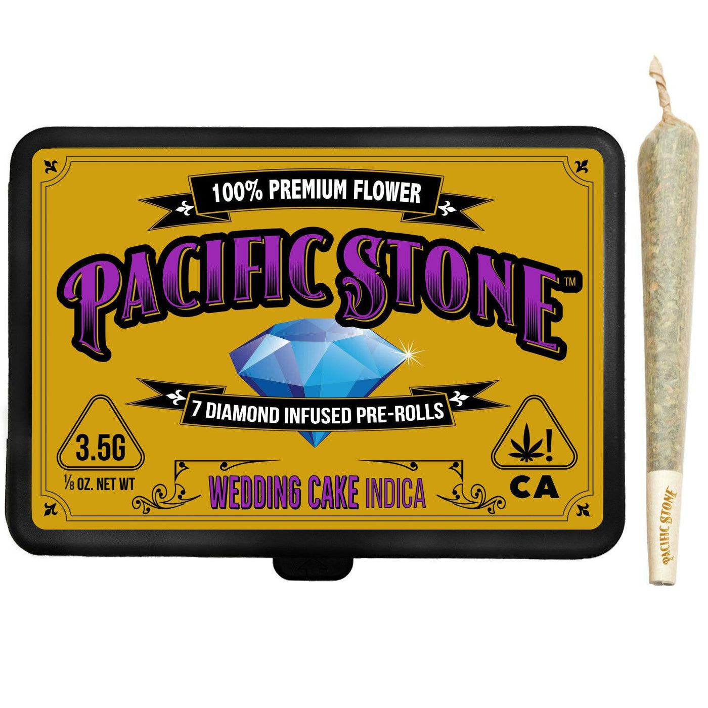 Wedding Cake Indica Infused Pre-Rolls 7pk (3.5g) (Pacific Stone)