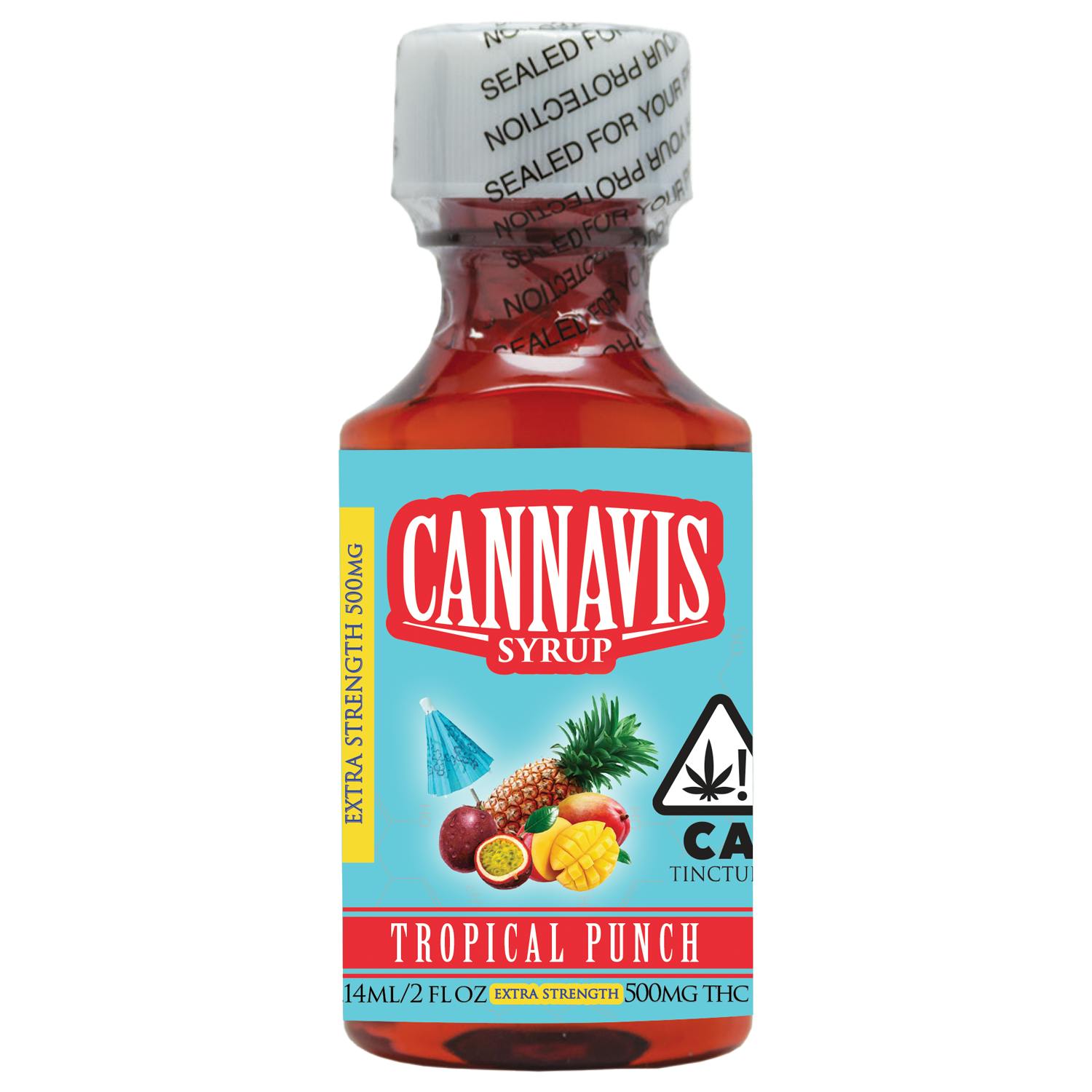Tropical Punch Syrup Tincture 500mg (Cannavis)