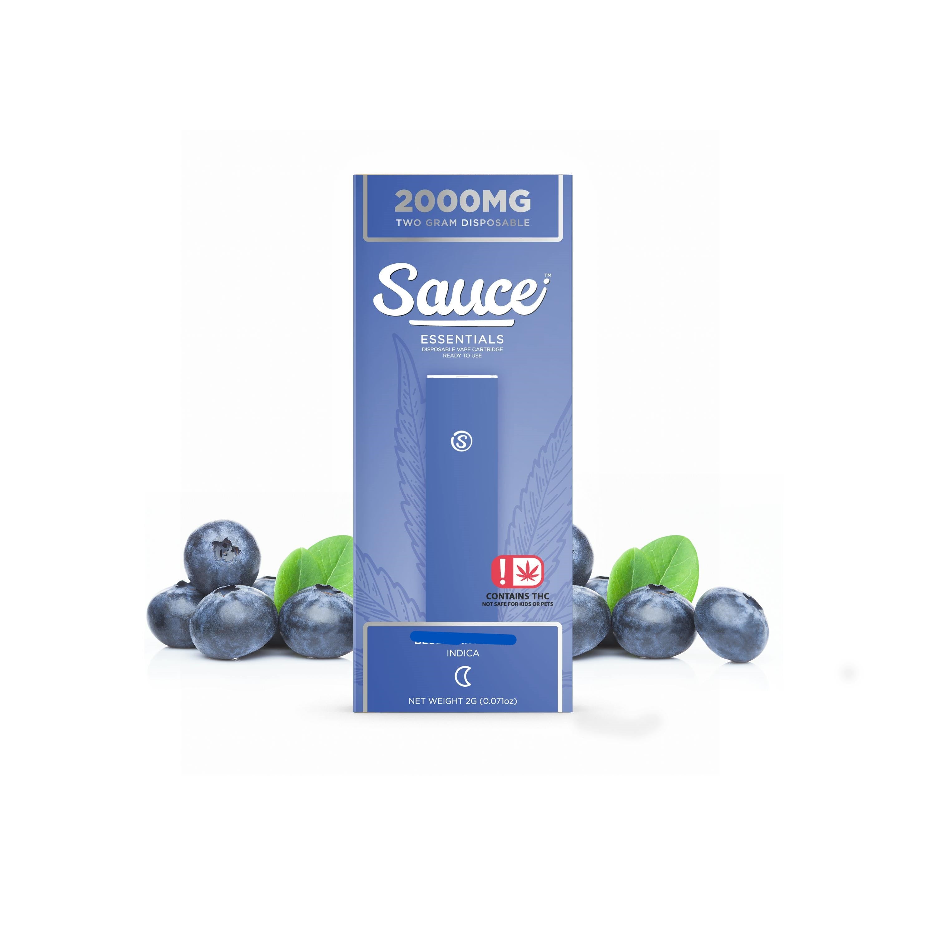 Super Blue Diesel XL Live Resin Disposable Vape 2G (Sauce Essentials)