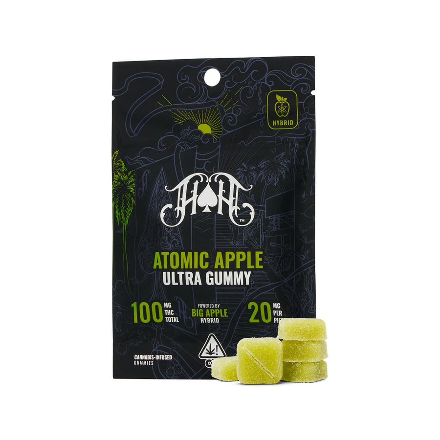 Atomic Apple: Hybrid Ultra-Pure Gummies 5pk 100mg THC (Heavy Hitters)