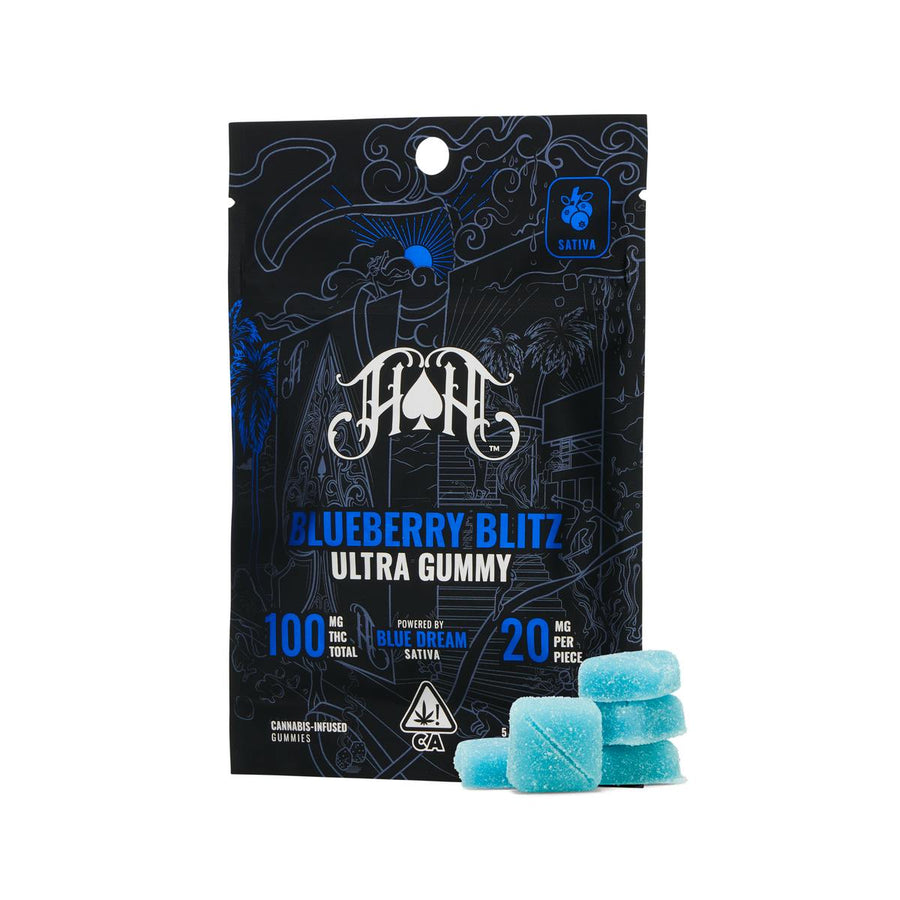 Blueberry Blitz: Sativa Ultra-Pure Gummies 5pk (Heavy Hitters)