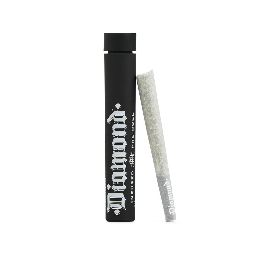 Raspberry Cough Diamond THCA-Infused Pre-Roll 1G (Heavy Hitters)