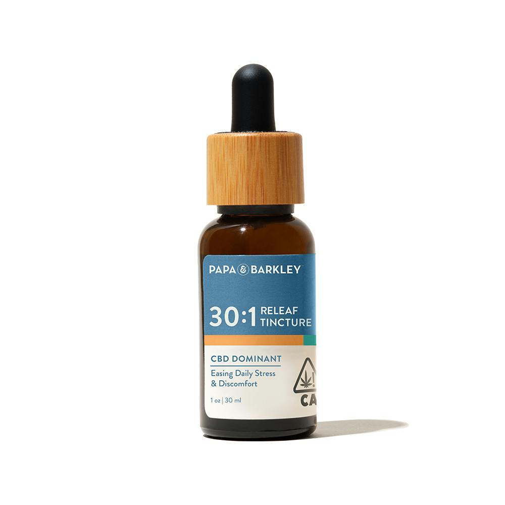 30:1 CBD:THC Releaf Tincture 30ml (Papa & Barkley)