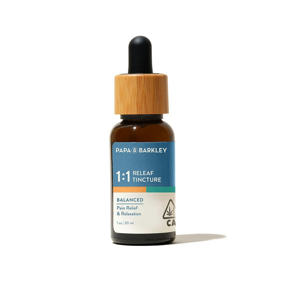 1:1 CBD:THC Releaf Tincture 30ml (Papa & Barkley)