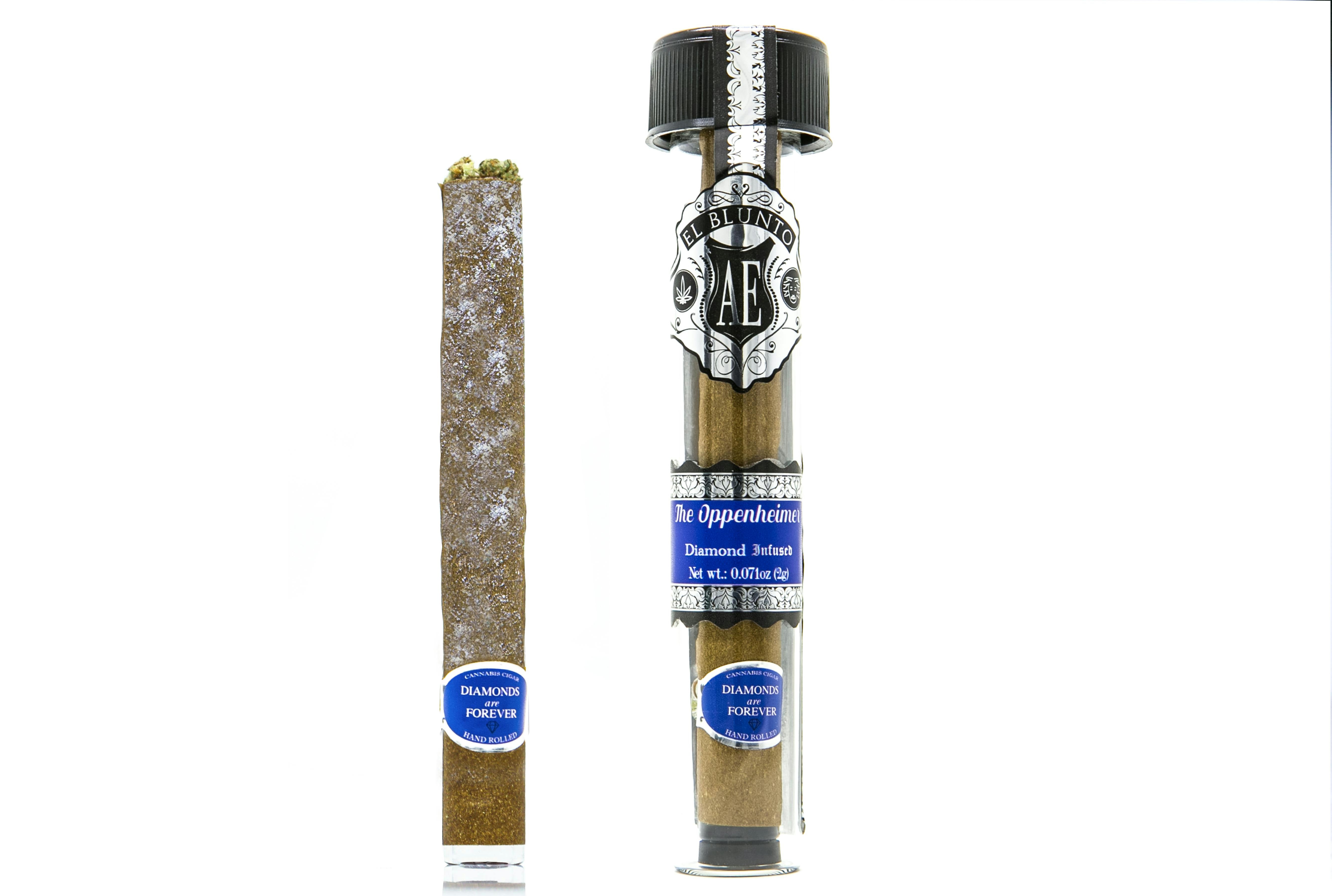 The Oppenheimer El Blunto Diamond Infused Blunt 2g (El Blunto by Albert Einstone's)