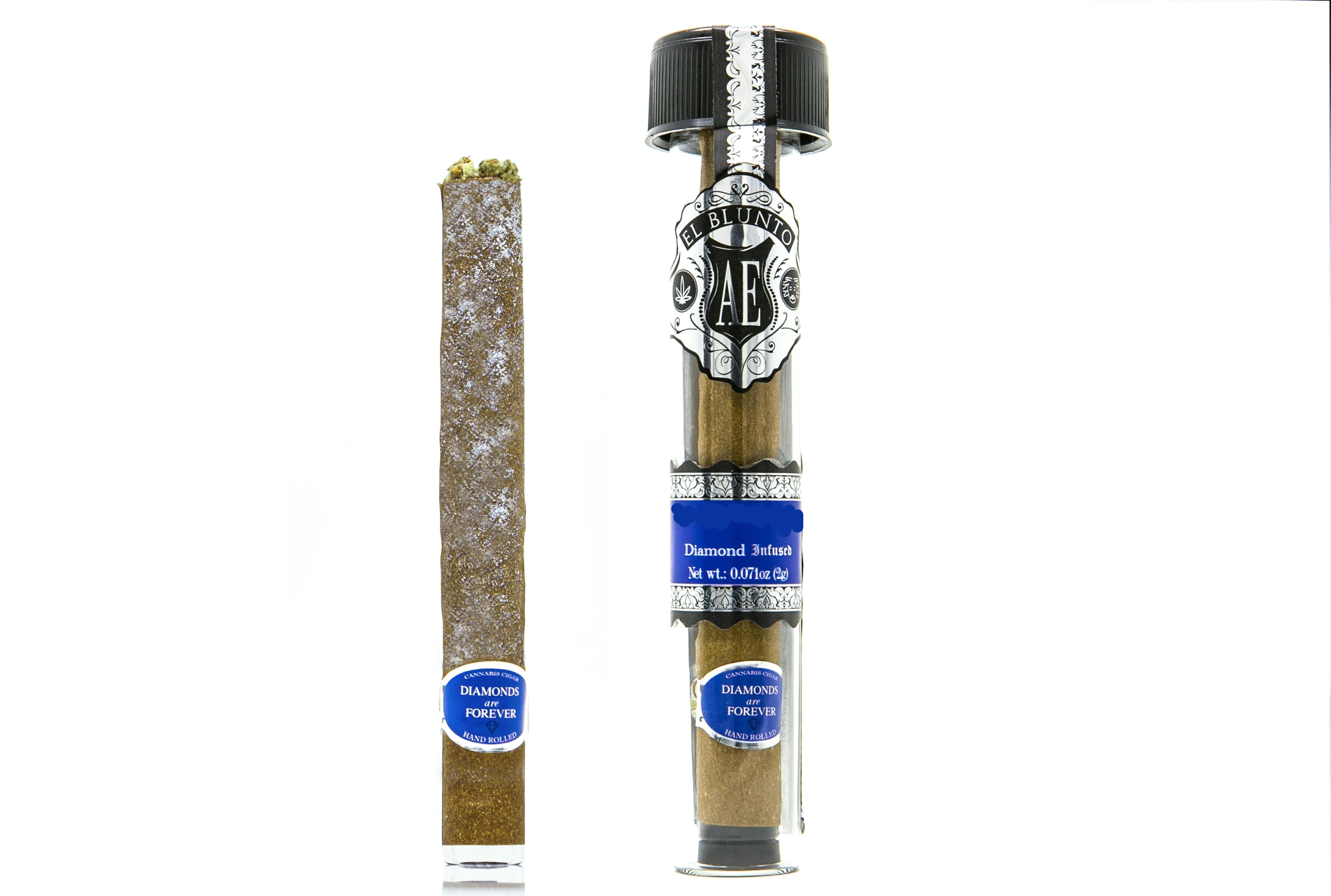 Salsa & Zaza El Blunto Diamond Infused Blunt 2g (El Blunto by Albert Einstone's)
