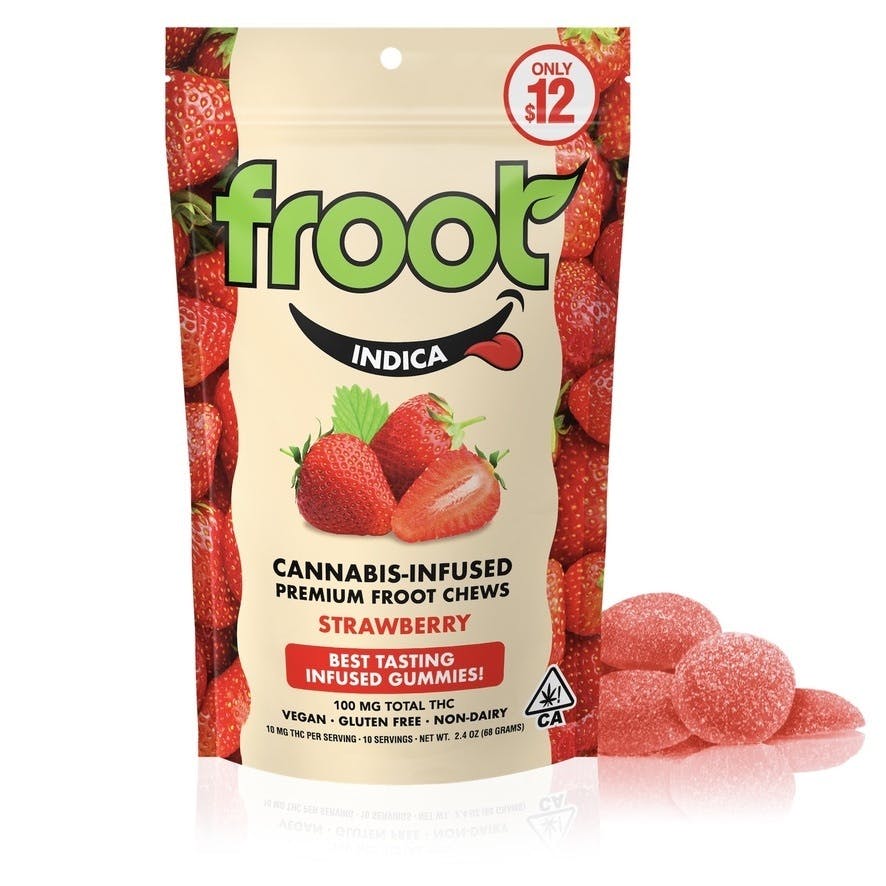 Strawberry Gummies 100mg (Froot)