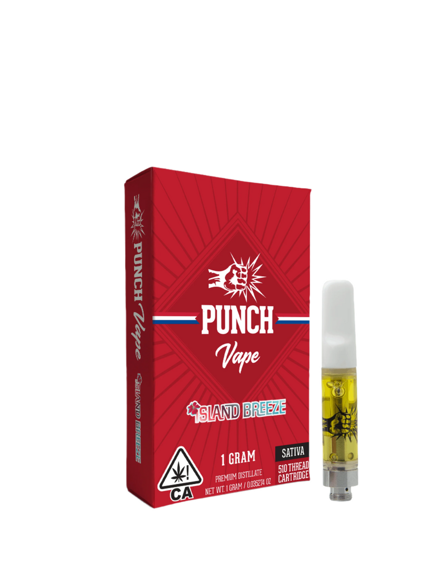 Island Breeze 510 Distillate Cart 1g (Punch Edibles & Extracts)