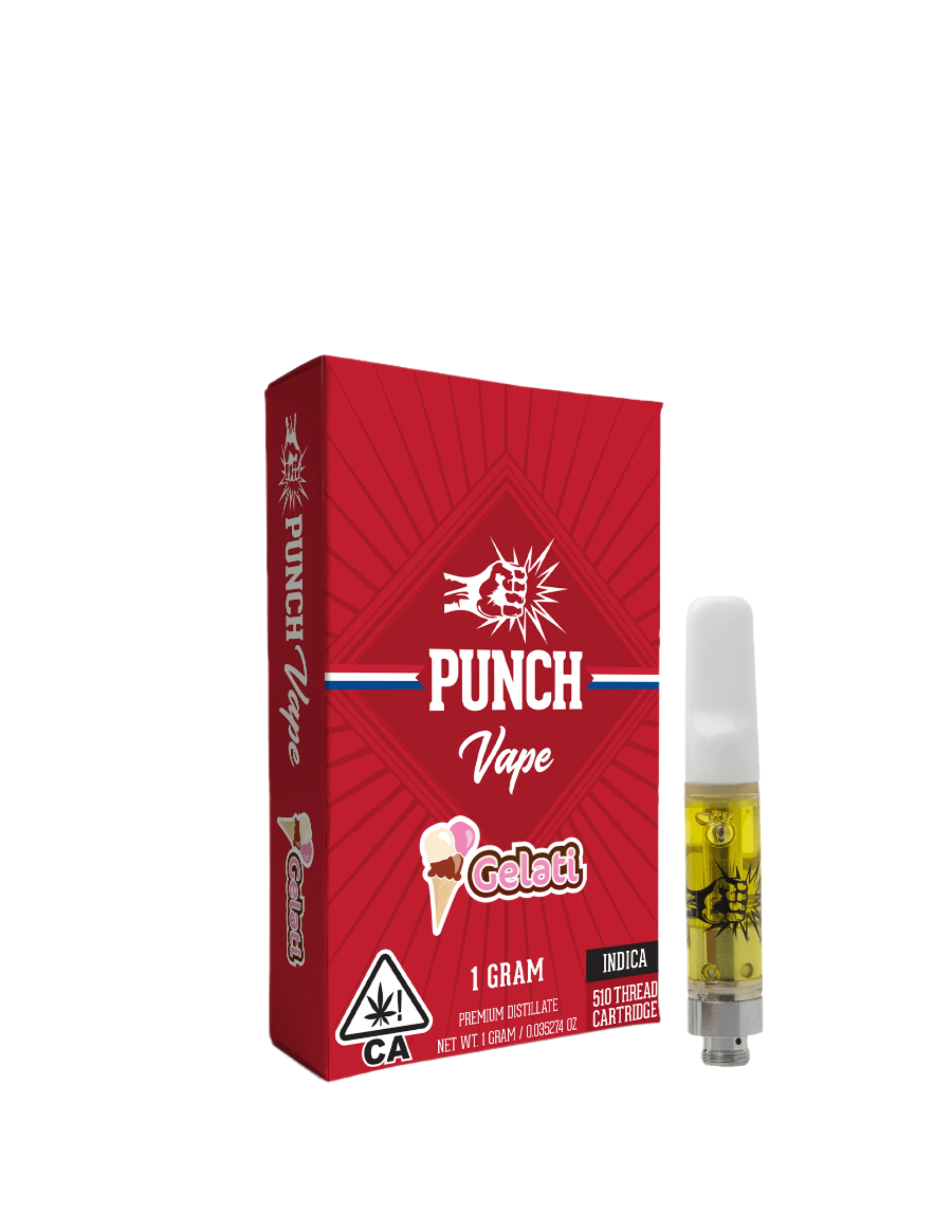 Gelati 510 Distillate Cart 1g (Punch Edibles & Extracts)
