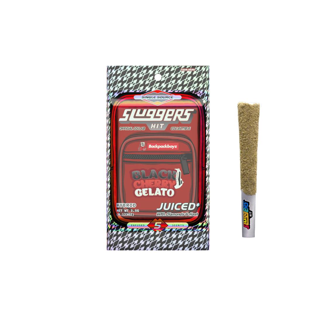 Black Cherry Gelato | Sluggers x Backpack Boyz | Infused 3.5g 5pk (Sluggers)
