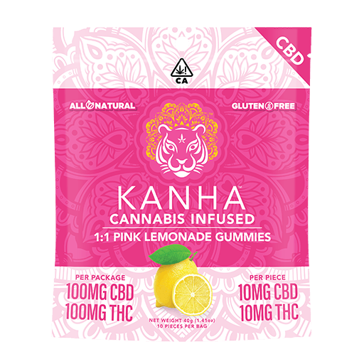 Pink Lemonade 1:1 CBD:THC 10pk (KANHA)