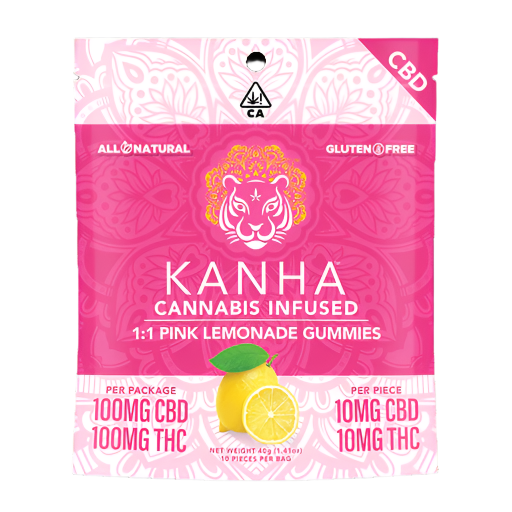 Pink Lemonade 1:1 CBD:THC 10pk (KANHA)