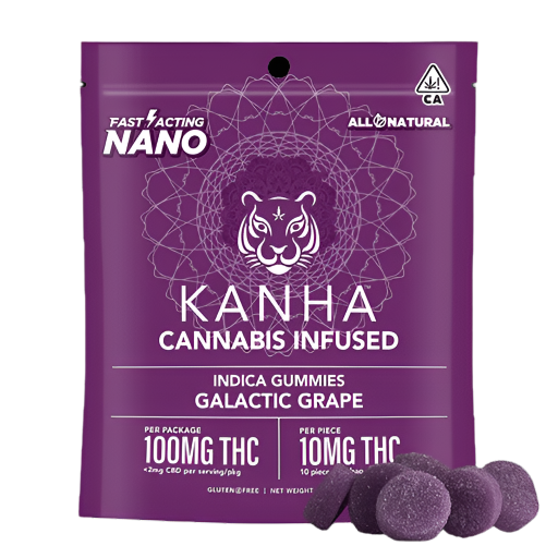 Galactic Grape NANO 100mg THC 10pk (KANHA)