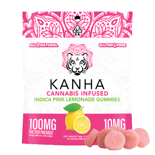 Pink Lemonade 100mg THC 10pk (KANHA)