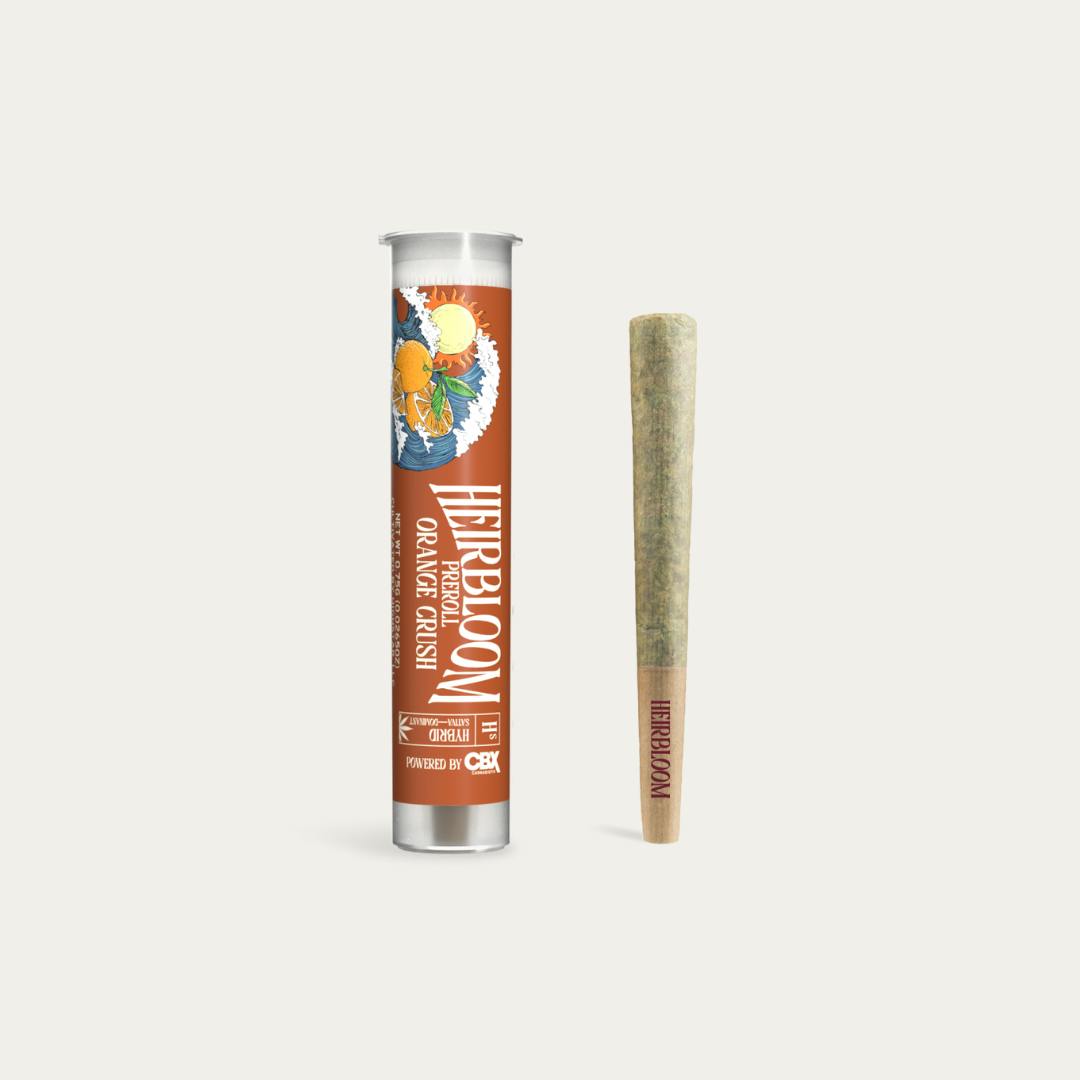 Orange Crush Pre Roll 0.75g (Heirbloom Legacy Flower)