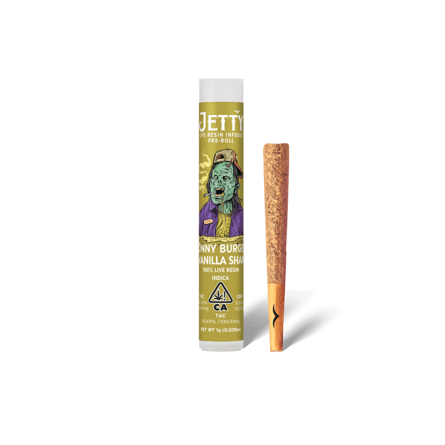 Donny Burger x Vanilla Shake Live Resin Infused Pre-Roll 1g (Jetty Extracts)
