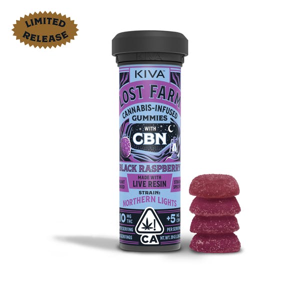 Black Raspberry x Northern Lights Lost Farm CBN (Kiva Confections)