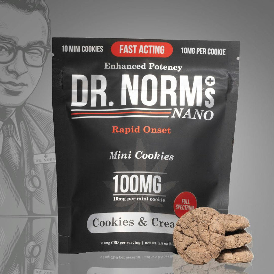 Cookies & Cream Fast-Acting Nano 10mg Cookies (Dr. Norm's)