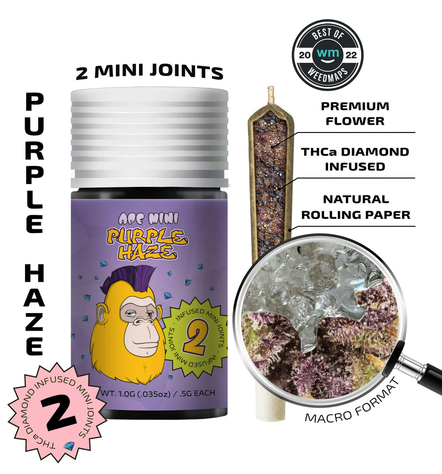 Purple Haze 2 original mini joints 1g (APE Premium Cannabis Corp)
