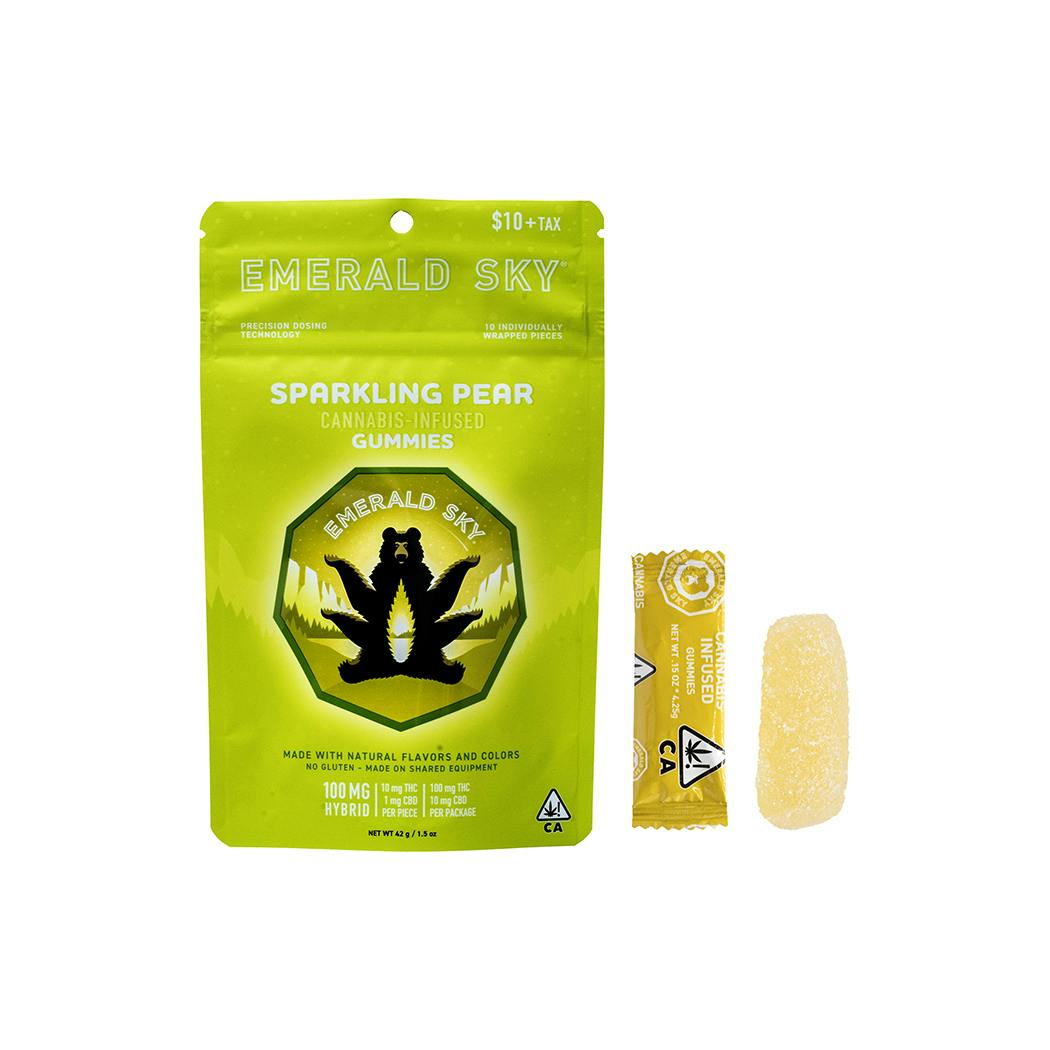 Sparkling Pear Gummies (Emerald Sky)
