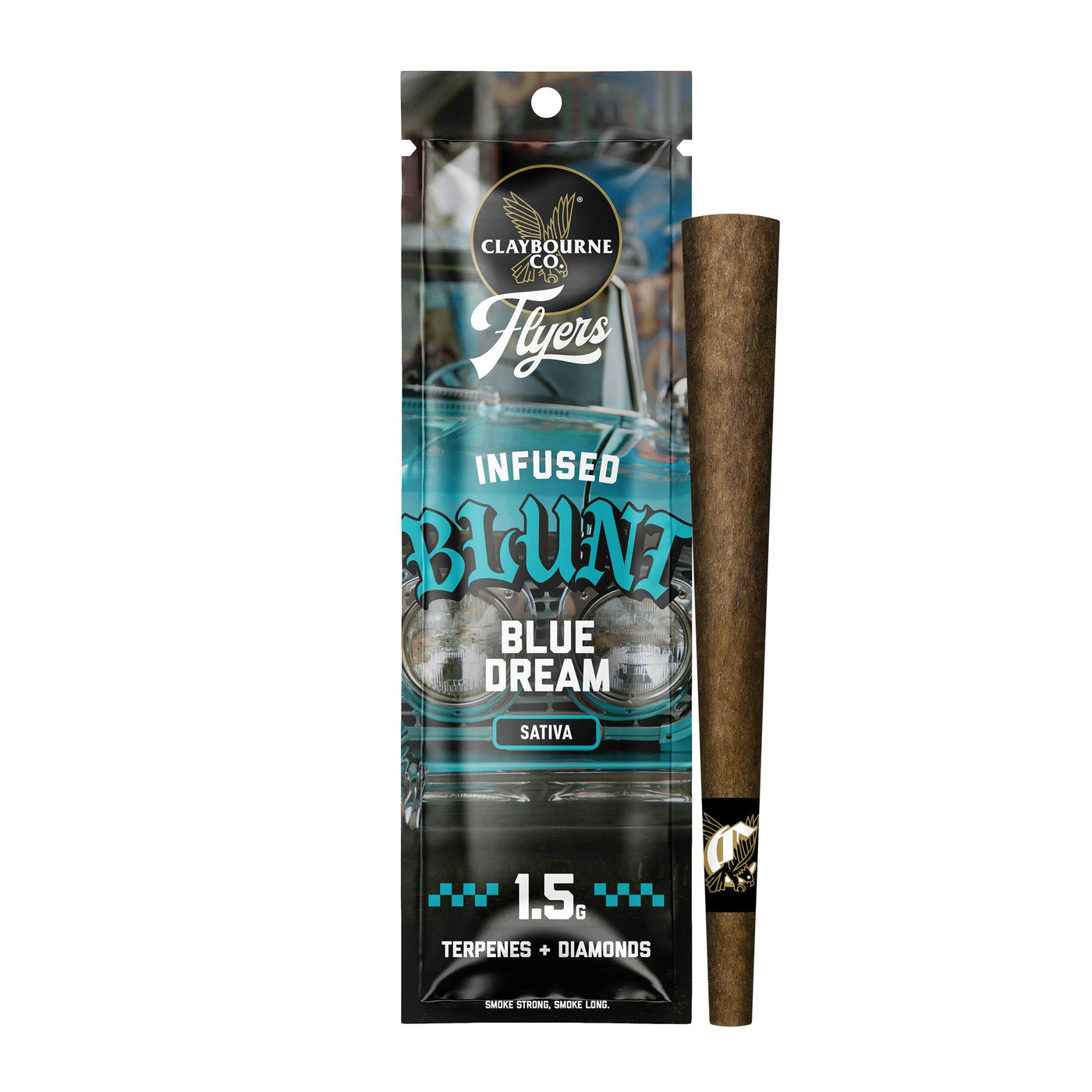 Blue Dream Flyers Infused Blunt 1.5g (Claybourne Co.)