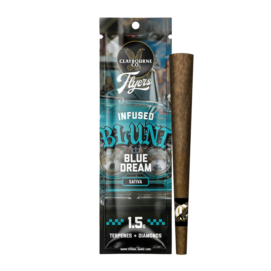 Blue Dream Flyers Infused Blunt 1.5g (Claybourne Co.)