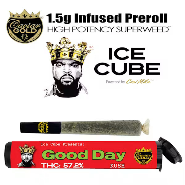 Good Day Cavi Cone Infused Pre-Roll 1.5g (Caviar Gold)