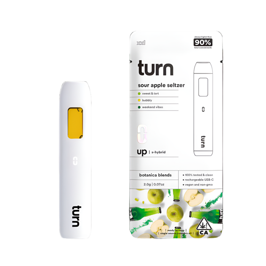 Sour Apple Seltzer All in One Disposable 2G (Turn)
