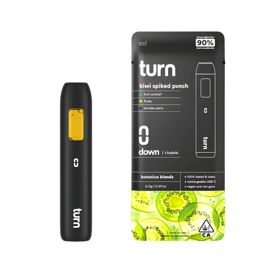 Kiwi Spiked Punch All in One Disposable 2G (Turn)