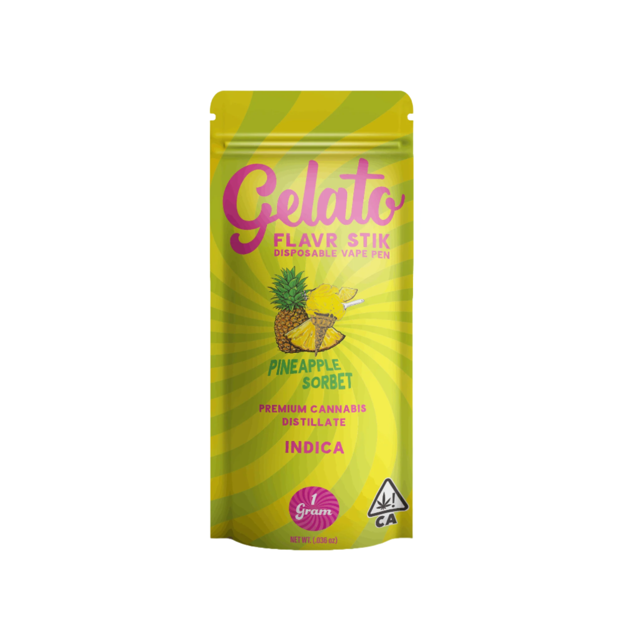 Pineapple Sorbet Flavr Stick Disposable Vape 1g (Gelato)