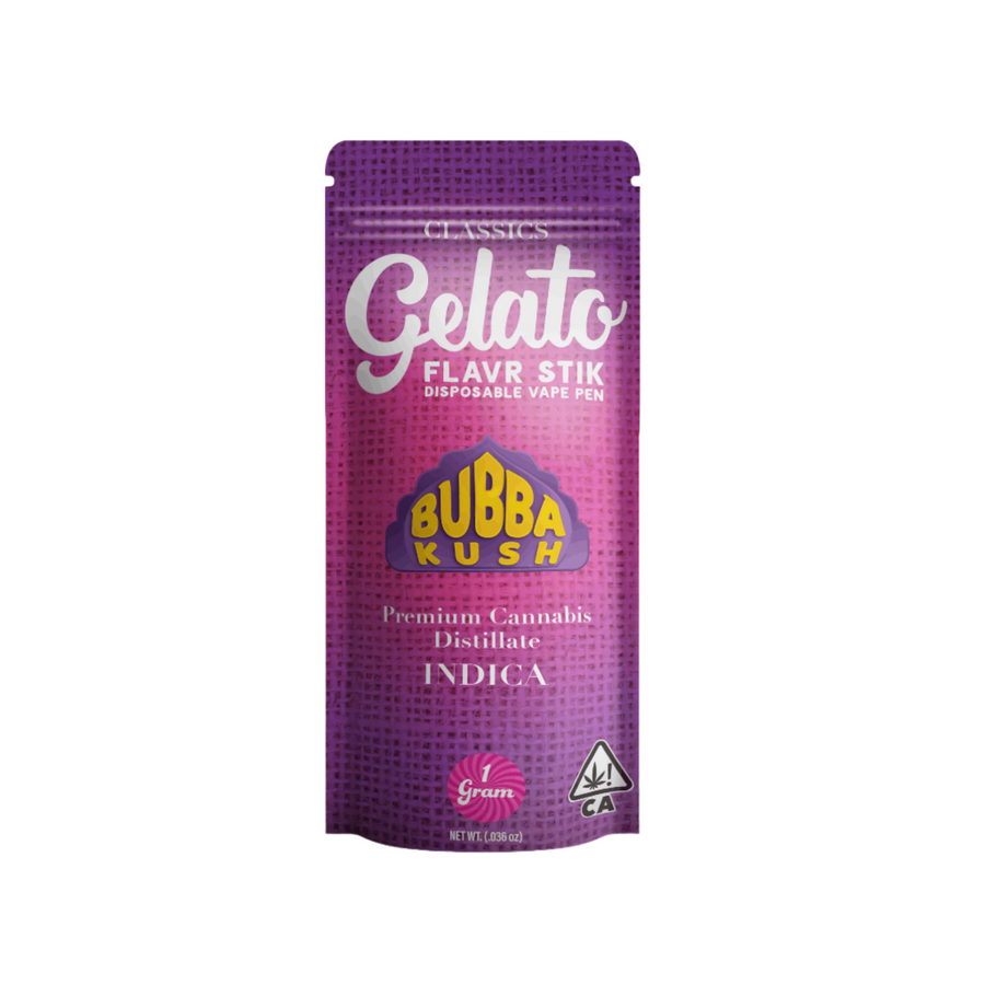 Bubba Kush Flavr Stick Disposable Vape 1g (Gelato)