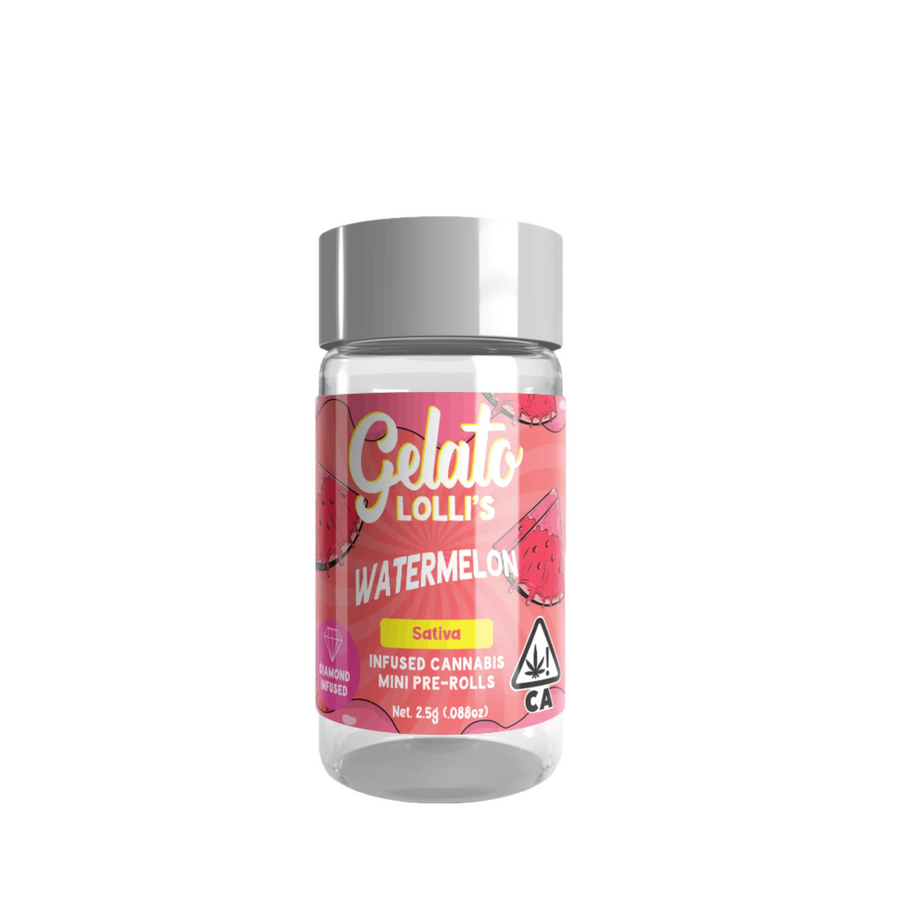 Watermelon Lolli Diamond Infused Preroll 5pk (3g) (Gelato)