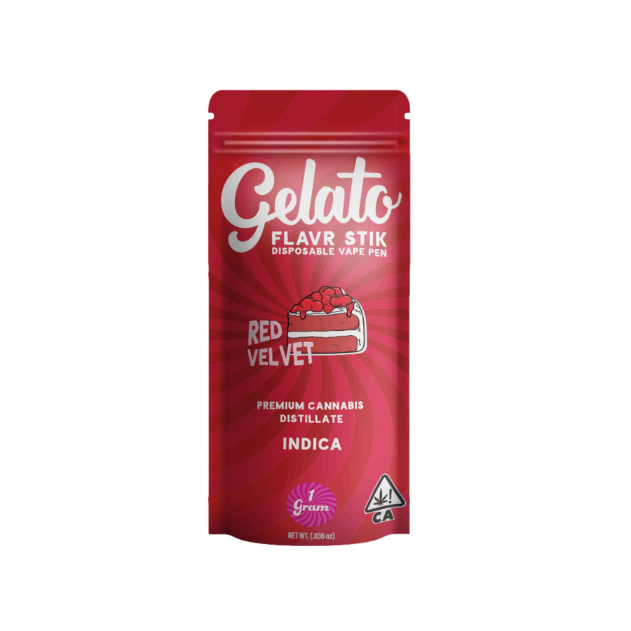Red Velvet Flavr Stick Disposable Vape 1g (Gelato)