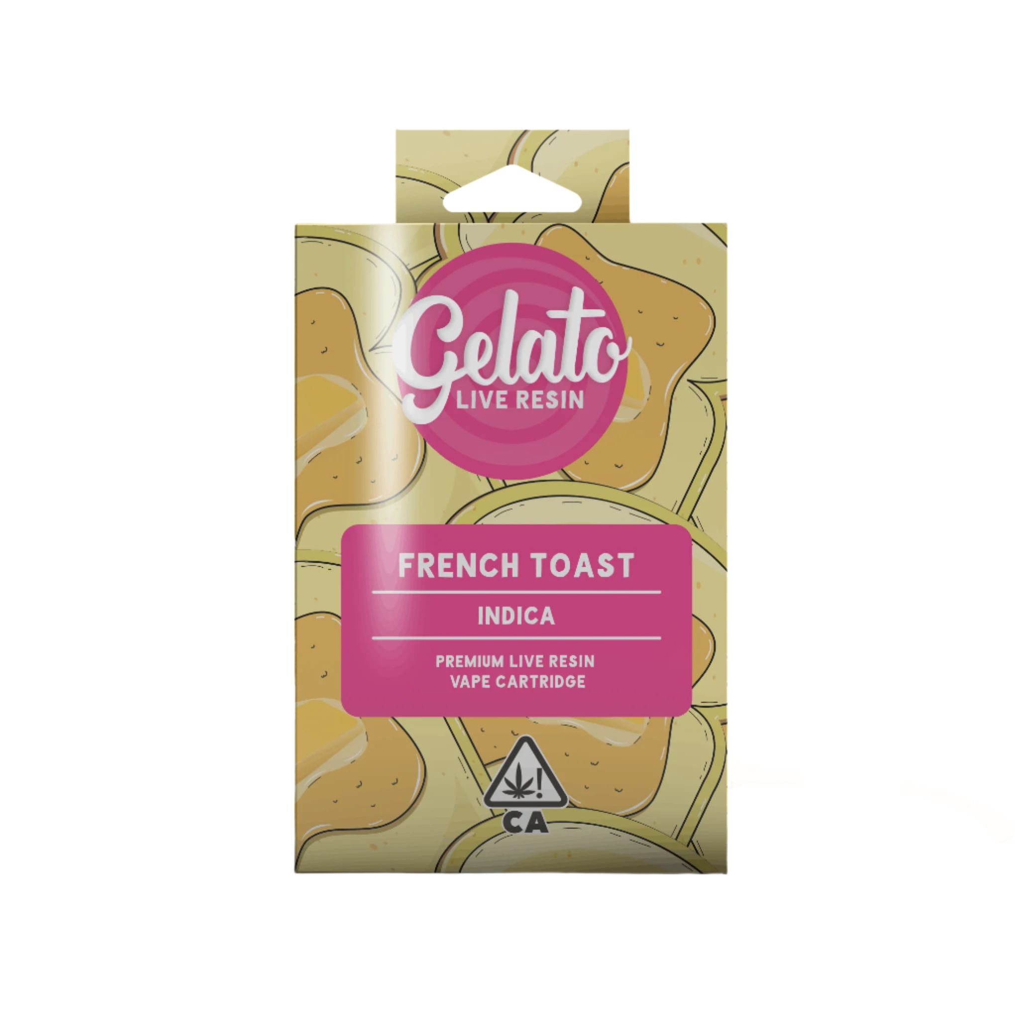 French Toast Live Resin Cartridge 1g (Gelato)