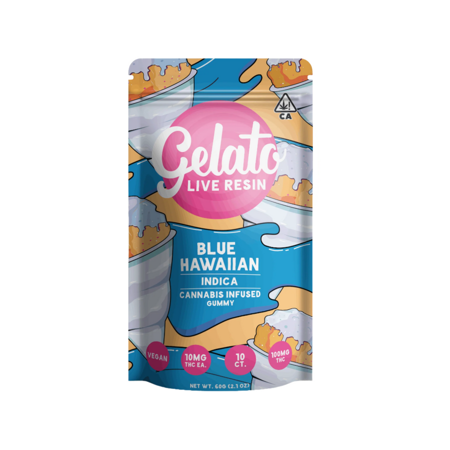 Blue Hawaiian Gummies 100mg (Gelato)