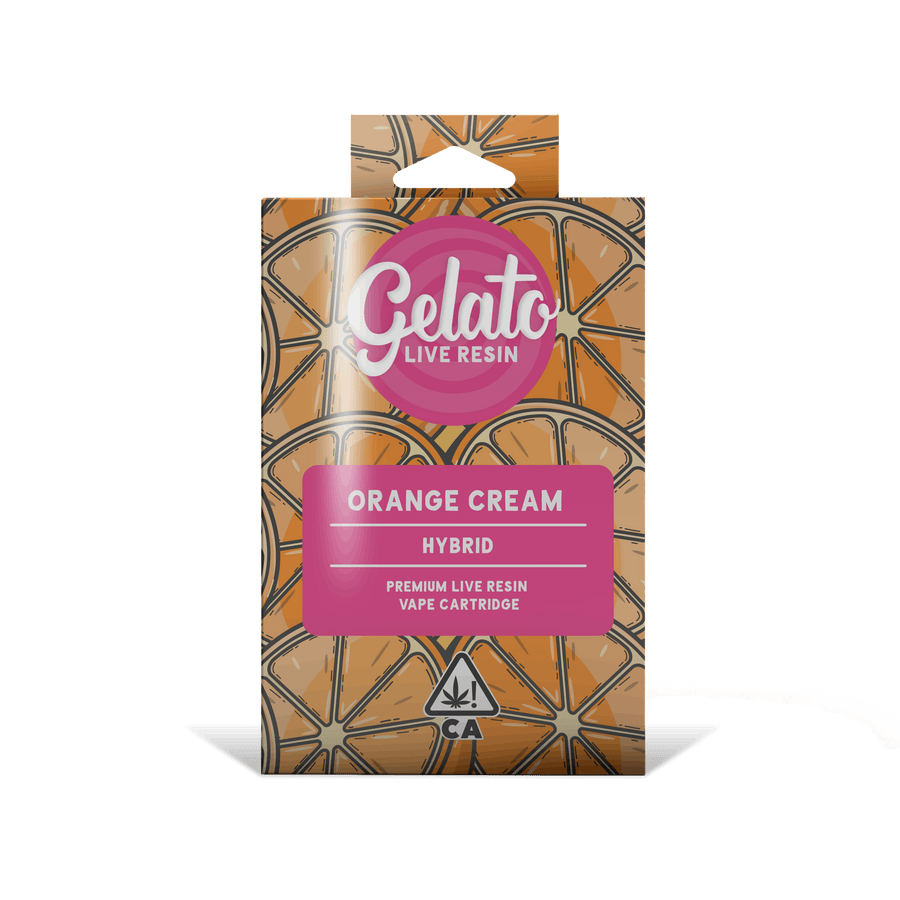 Orange Cream Live Resin Cartridge 1g (Gelato)