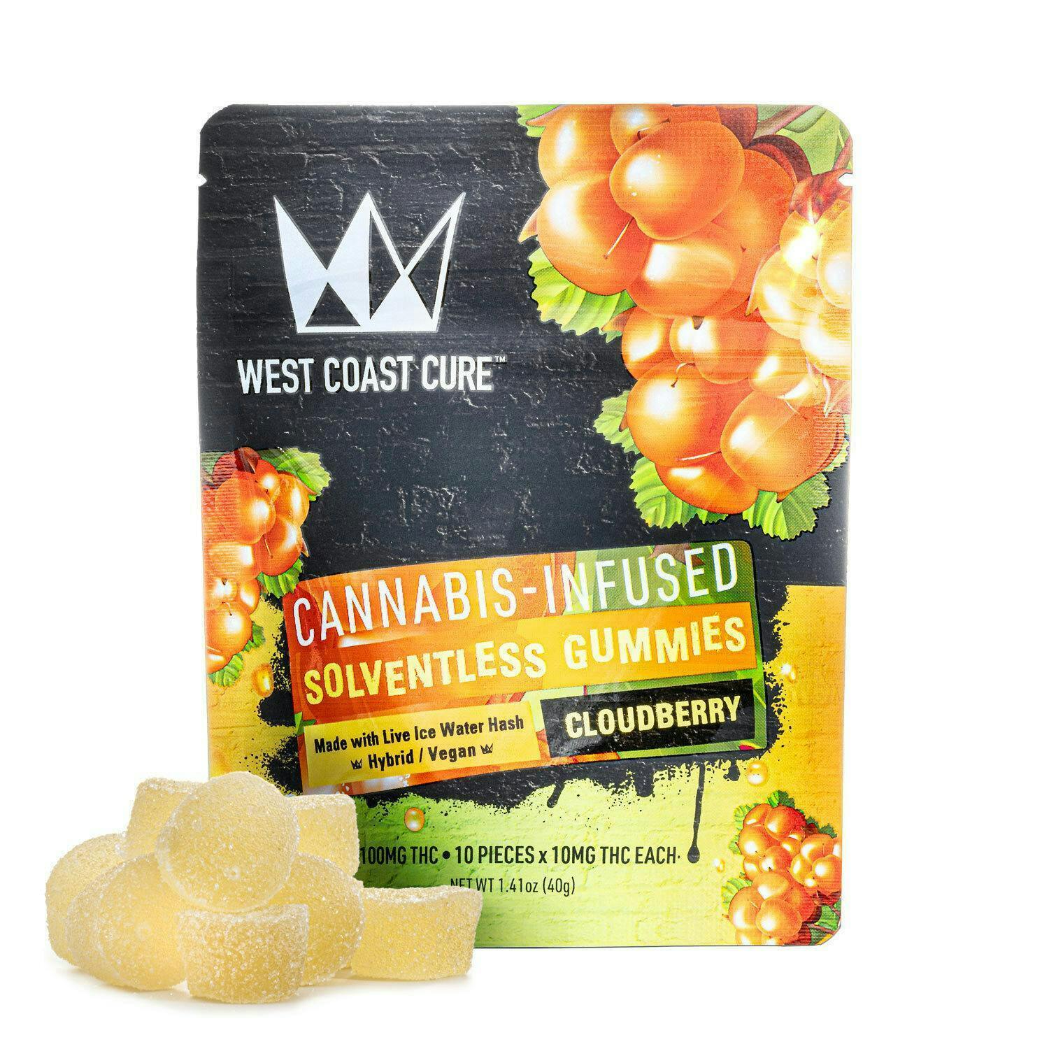 Cloudberry Solventless Gummies 10pk (West Coast Cure)