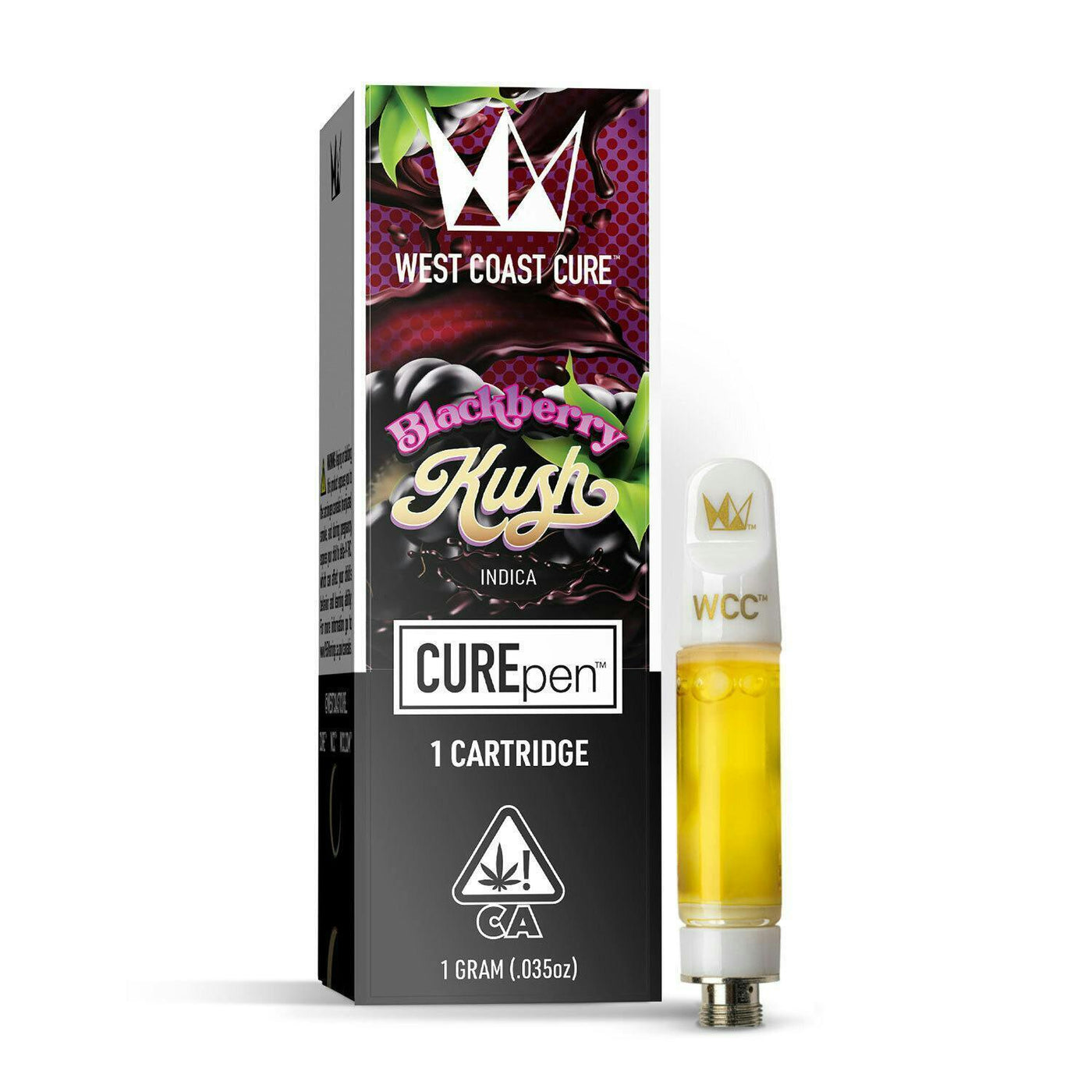 Blackberry Kush CUREpen  Cartridge 1g (West Coast Cure)