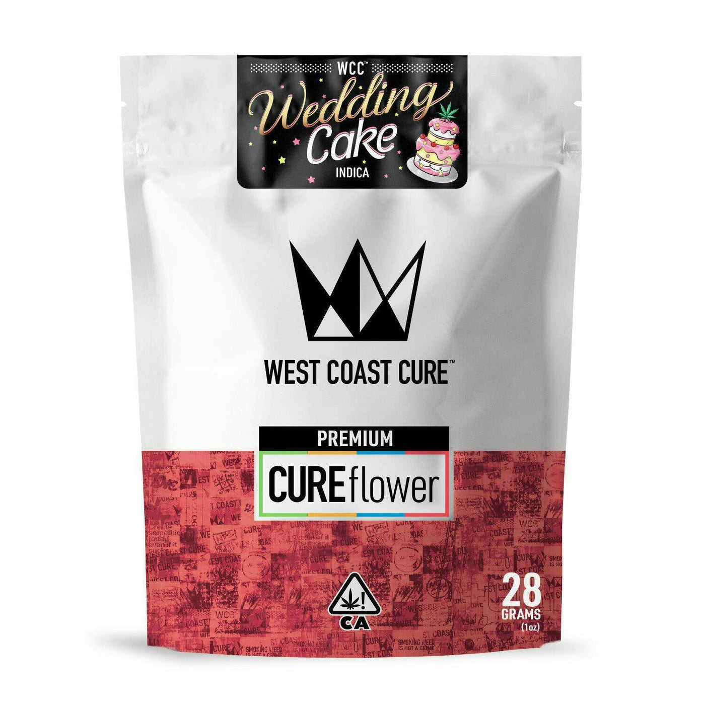 Wedding Cake Premium Flower 28g (West Coast Cure)