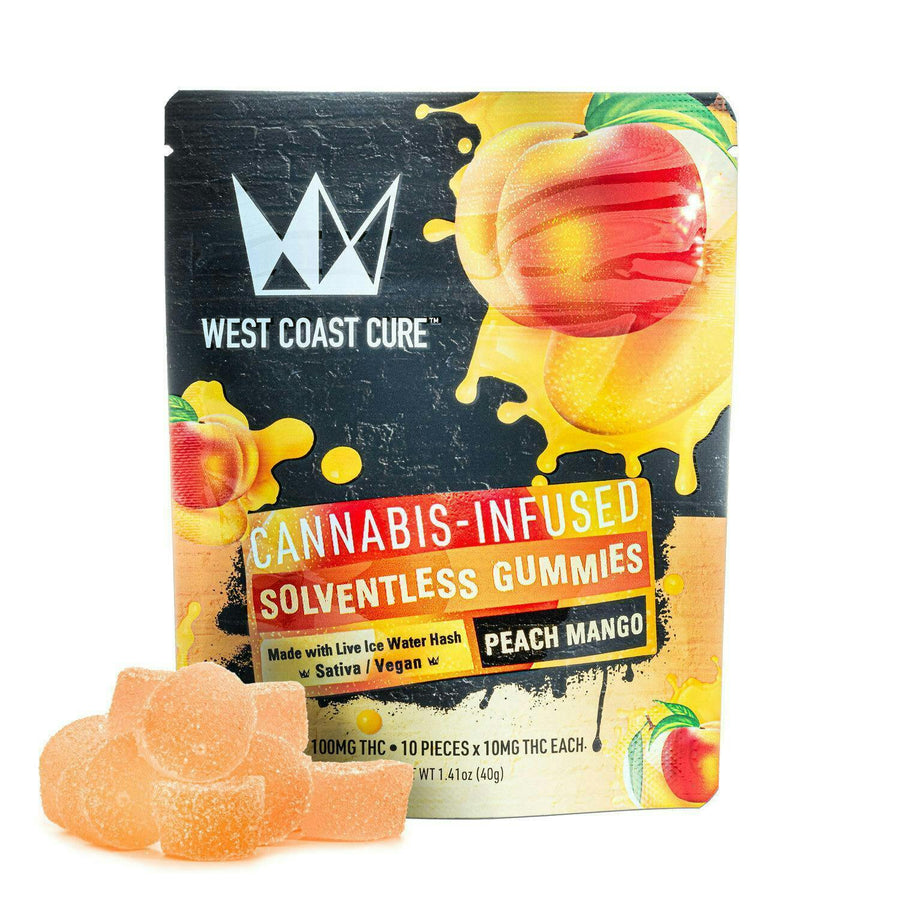 Peach Mango Solventless Gummies 10pk (West Coast Cure)