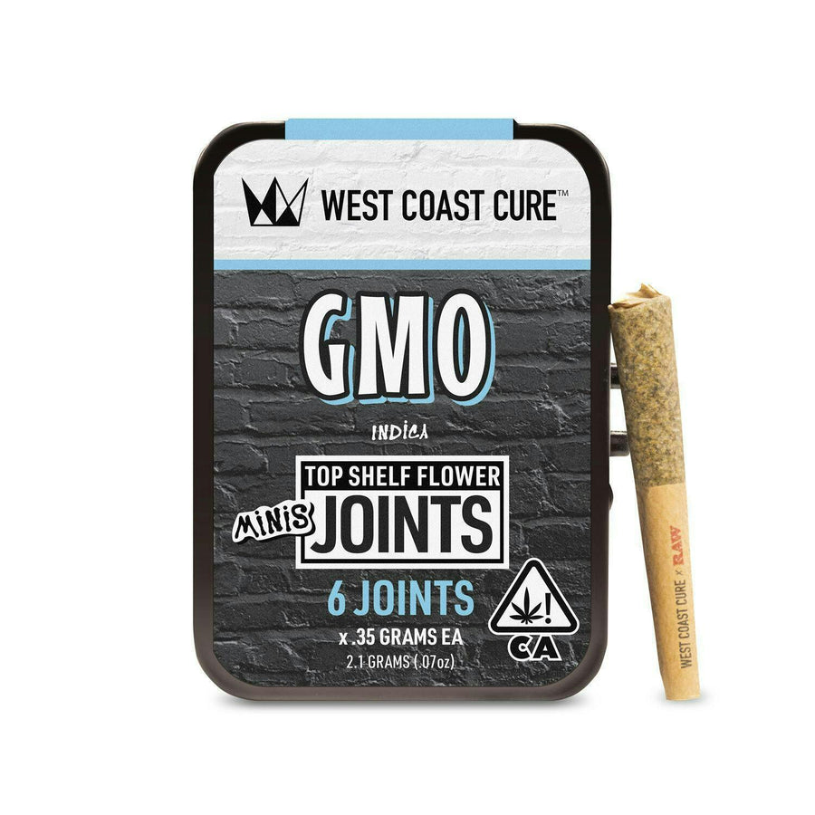 GMO- Top Shelf CUREjoint Minis 6 x .35g 2.1g (West Coast Cure)