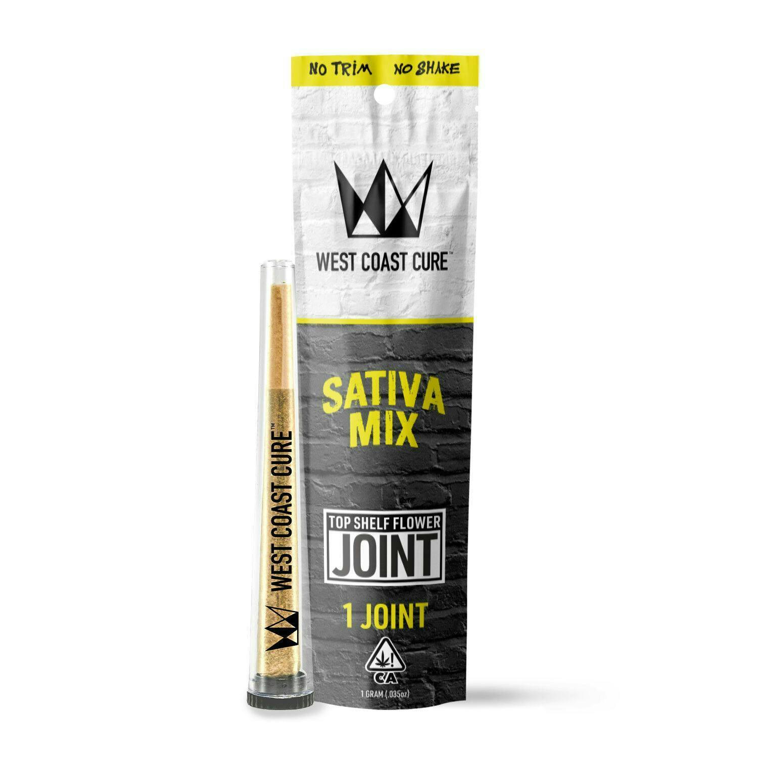 Sativa Mix - Top Shelf CUREjoint 1g (West Coast Cure)
